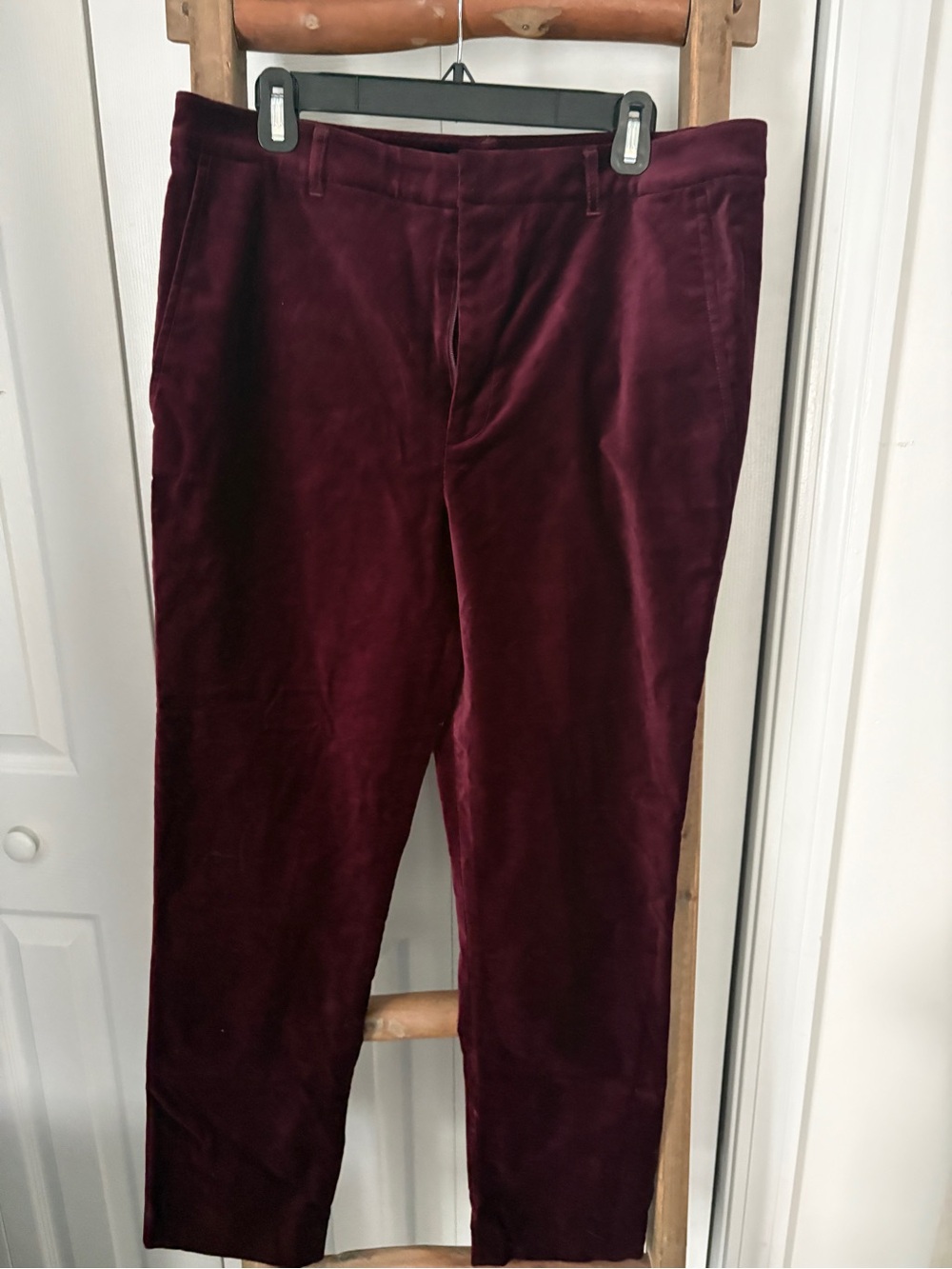 Ralph Lauren Women's Burgundy Corduroy Trousers